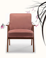 Accent Chair, Classic Mid Century Modern For Extra Seating - Furniture Home Direct