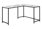 Computer Desk Home Office, Corner, L Shape, Laptop, Contemporary & Modern - Furniture Home Direct