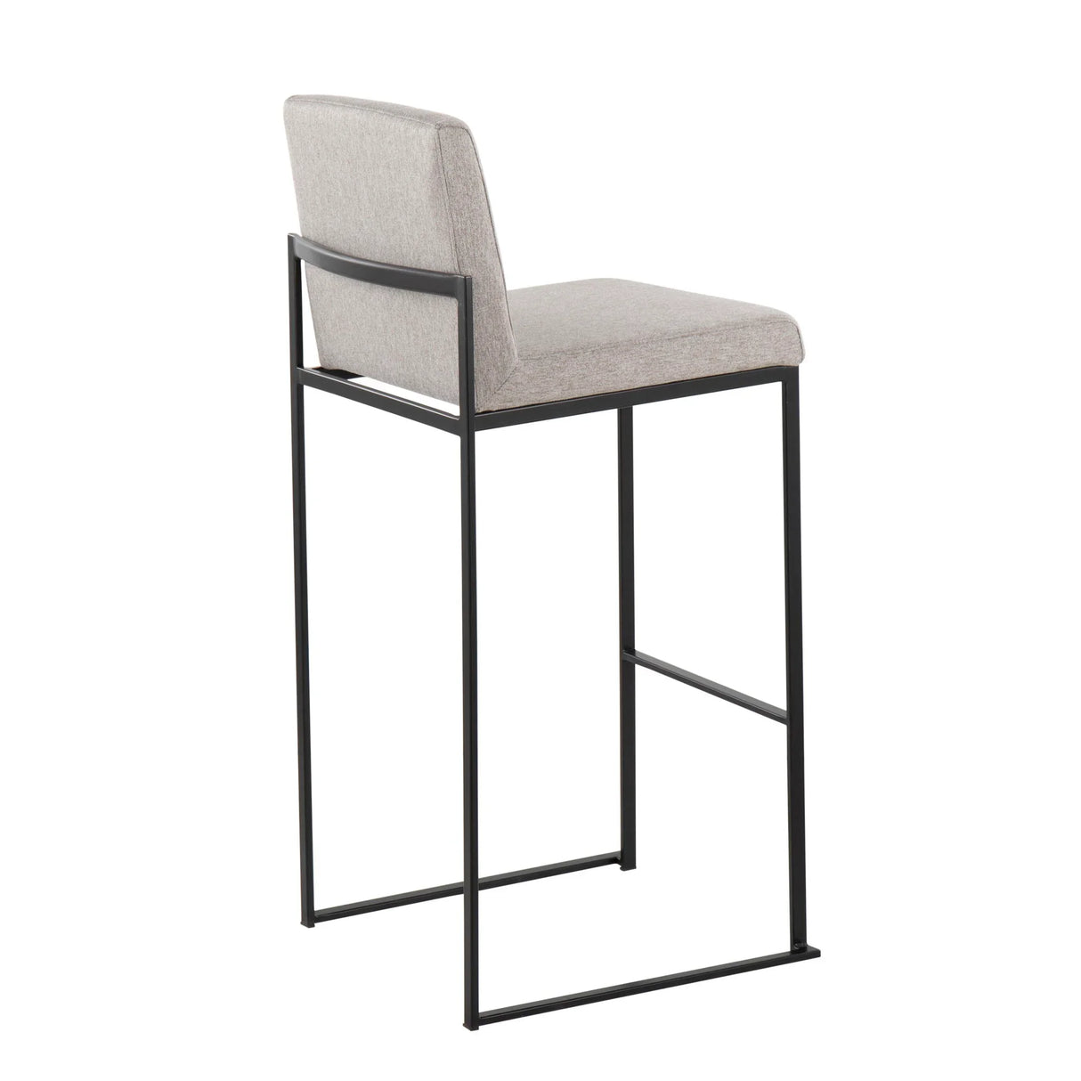 Fuji - Contemporary High Back Barstool Elegant Design - Furniture Home Direct