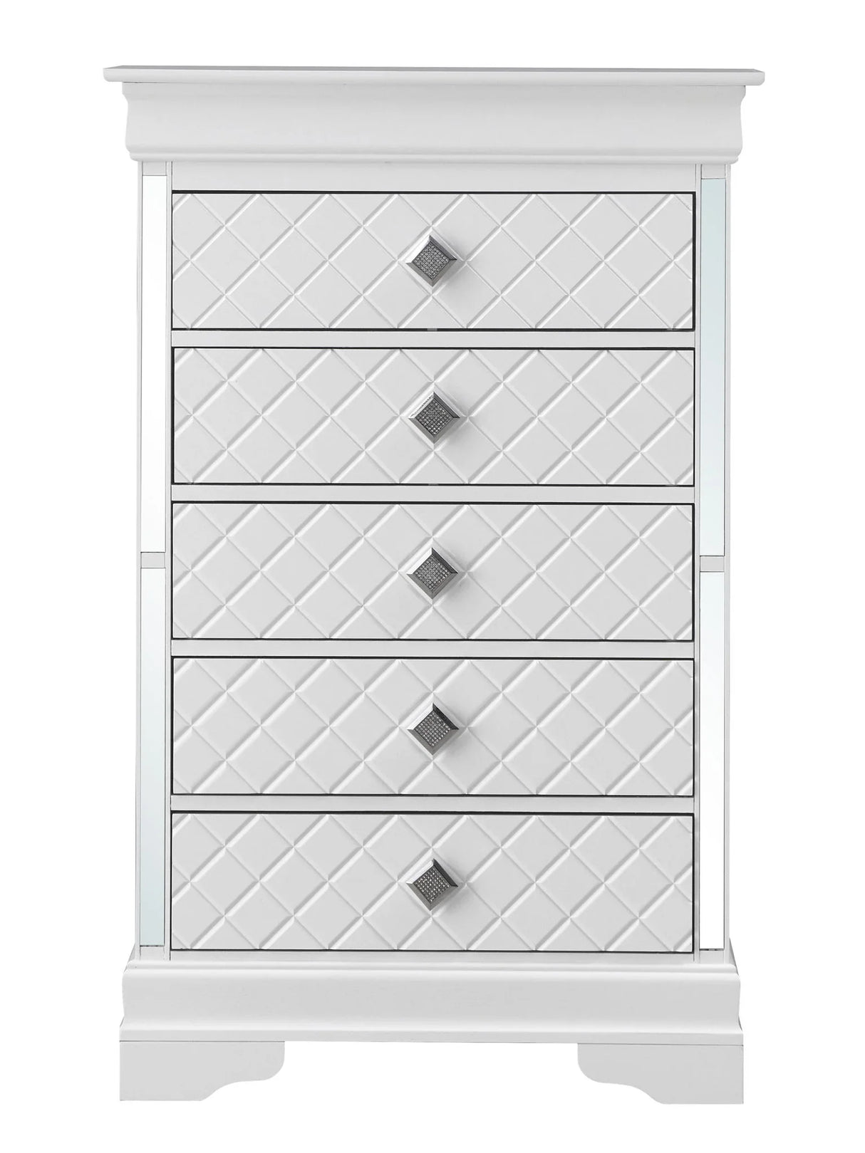 Verona - Stylish Chest - Silver Champagne - Furniture Home Direct