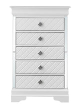 Verona - Stylish Chest - Silver Champagne - Furniture Home Direct
