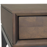 Banting - Mid Century Desk - Walnut Brown - Furniture Home Direct
