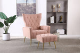 Accent Chair With Ottoman, Comfy Armchair For Living Room - Furniture Home Direct