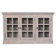 Triple Glazed Cabinet - Gray - Furniture Home Direct