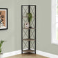 Bookshelf, Bookcase, Etagere, Corner, 4 Tier, Office, Marble Look Contemporary & Modern - Furniture Home Direct