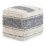 Grady - Handcrafted Square Pouf - Furniture Home Direct
