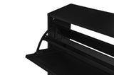 Rattan 3 Door Shoe Rack, Freestanding Modern Shoe Storage Cabinet, for Entryway - Furniture Home Direct