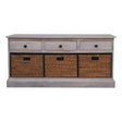 Acid - Basket Storage Cabinet - Gray Ash - Furniture Home Direct