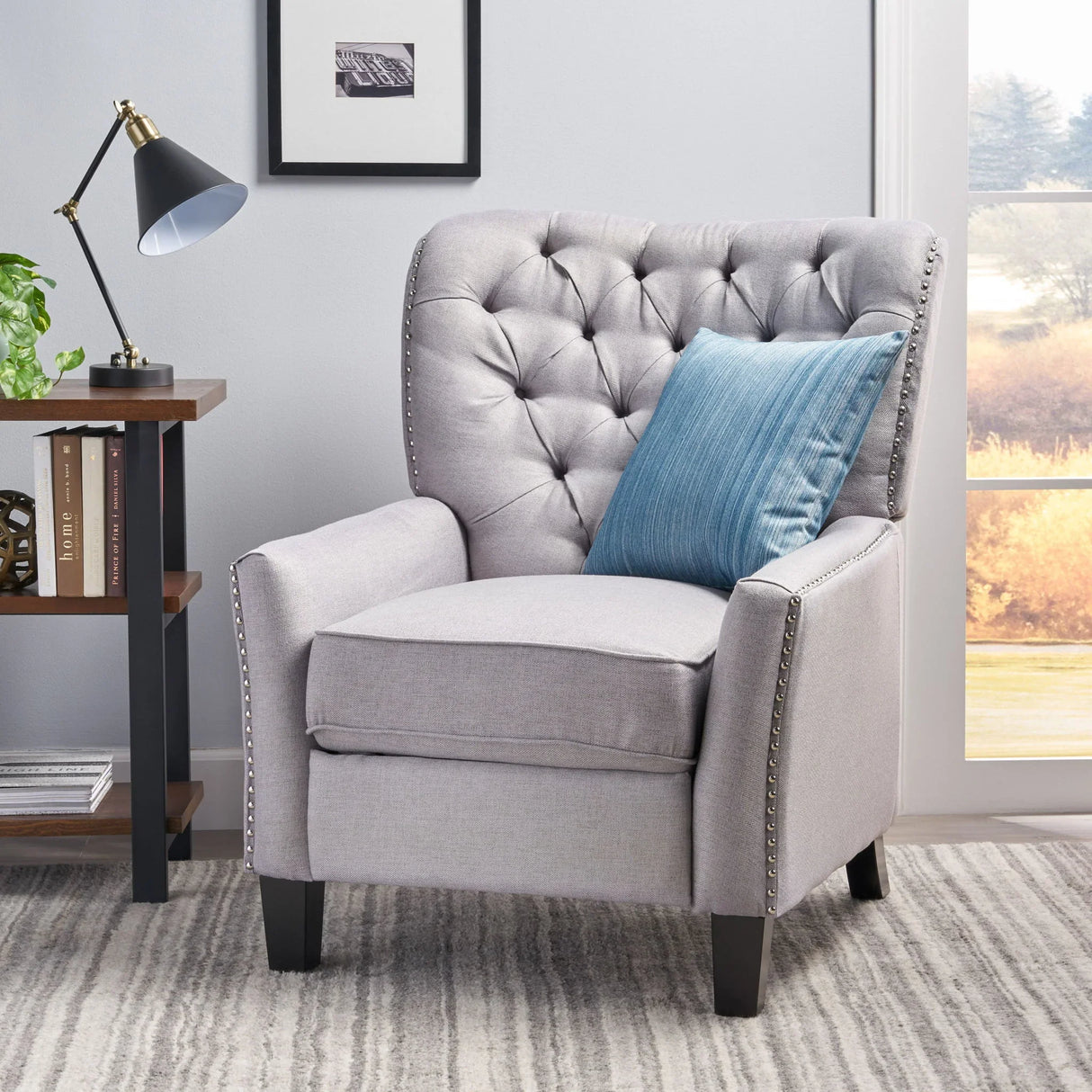 Modern Push Back Recliner