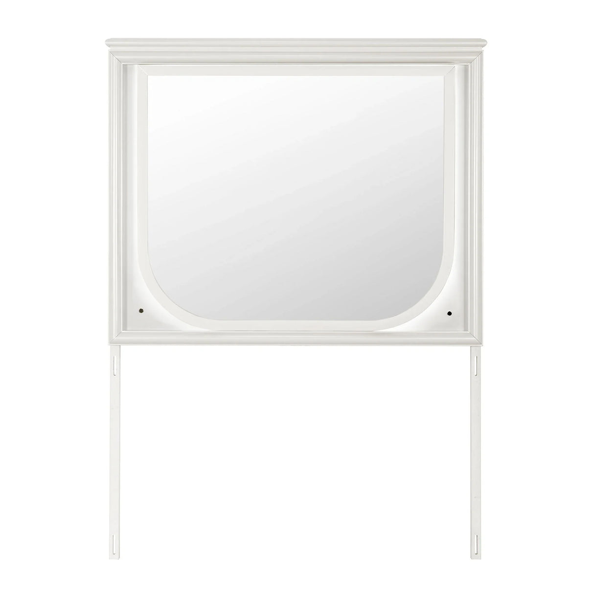 Uriuni - Large Scale Mirror With LED Light - Off White - Furniture Home Direct