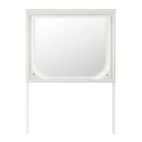 Uriuni - Large Scale Mirror With LED Light - Off White - Furniture Home Direct