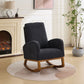 Rocking Glider Chair With High Back And Side Pocket - Furniture Home Direct