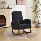 Rocking Glider Chair With High Back And Side Pocket - Furniture Home Direct