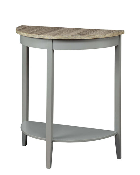 Justino - Console Table - Gray / Oak - Furniture Home Direct