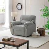 Hamilton - Chair With Hand Applied Nailhead Trim And Pillow Top Arm Cushions - Furniture Home Direct