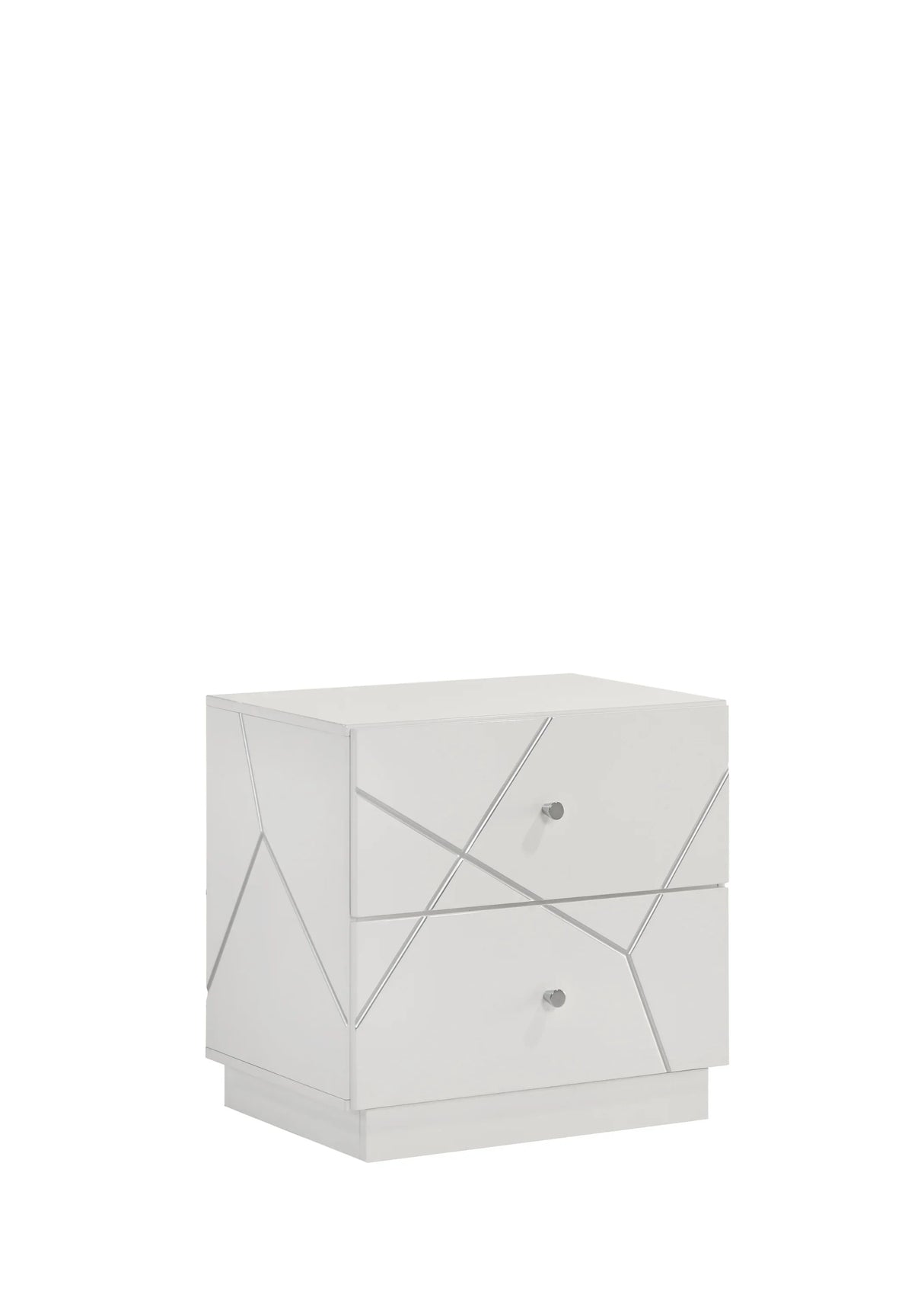 Bedroom Set Queen Bed Dresser Mirror Nightstand White - Furniture Home Direct