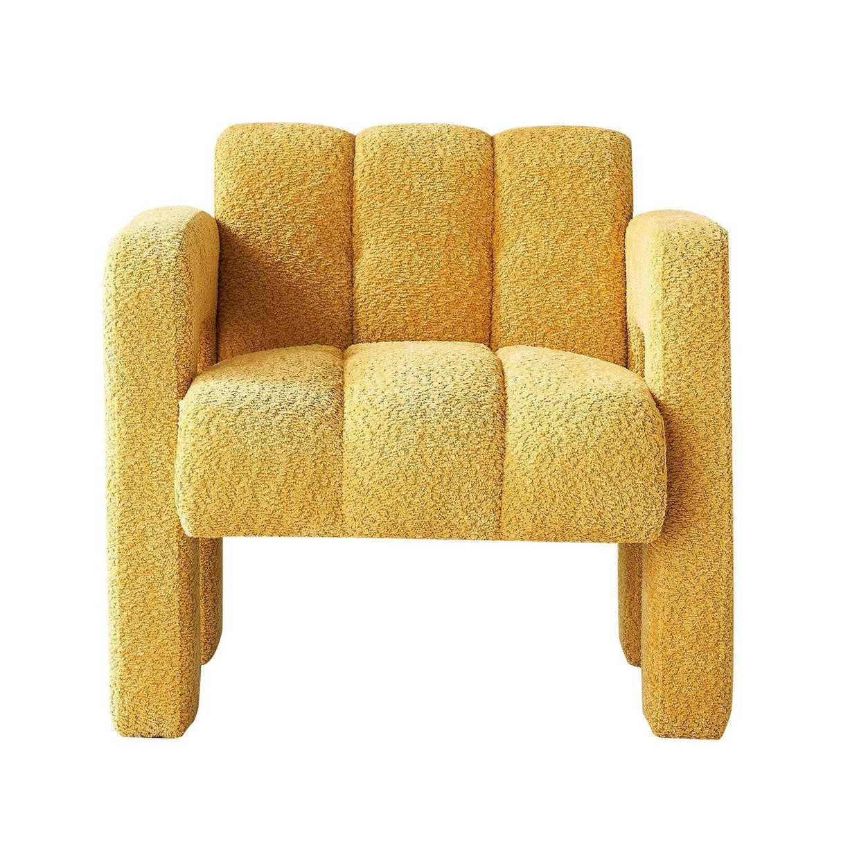 31.10" Boucle Upholstered Accent Chair - Furniture Home Direct