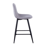 Pebble - Mid Century Casual Comfort Modern Counter Stool (Set of 2) - Furniture Home Direct