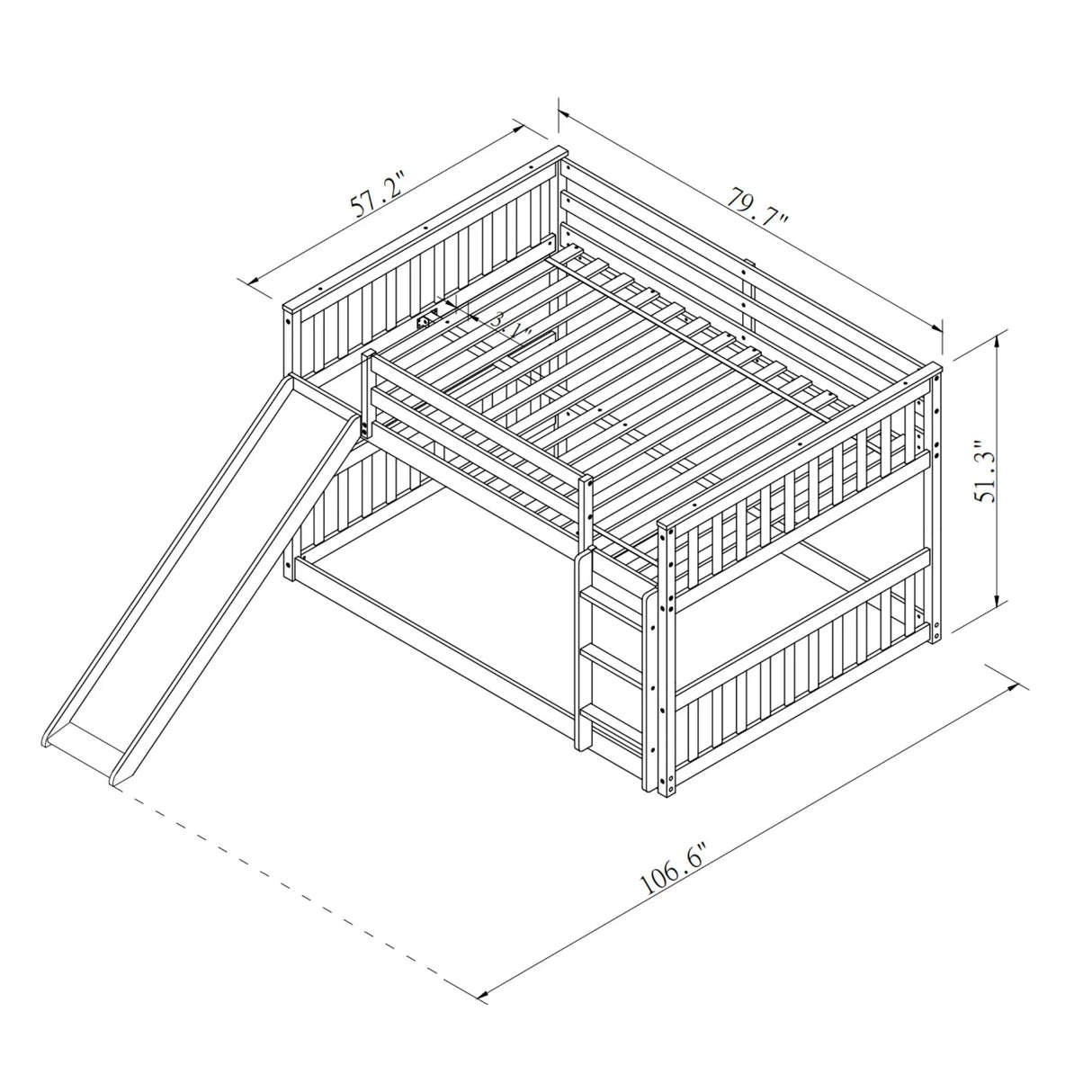 Bunk Bed With Slide And Ladder - Furniture Home Direct