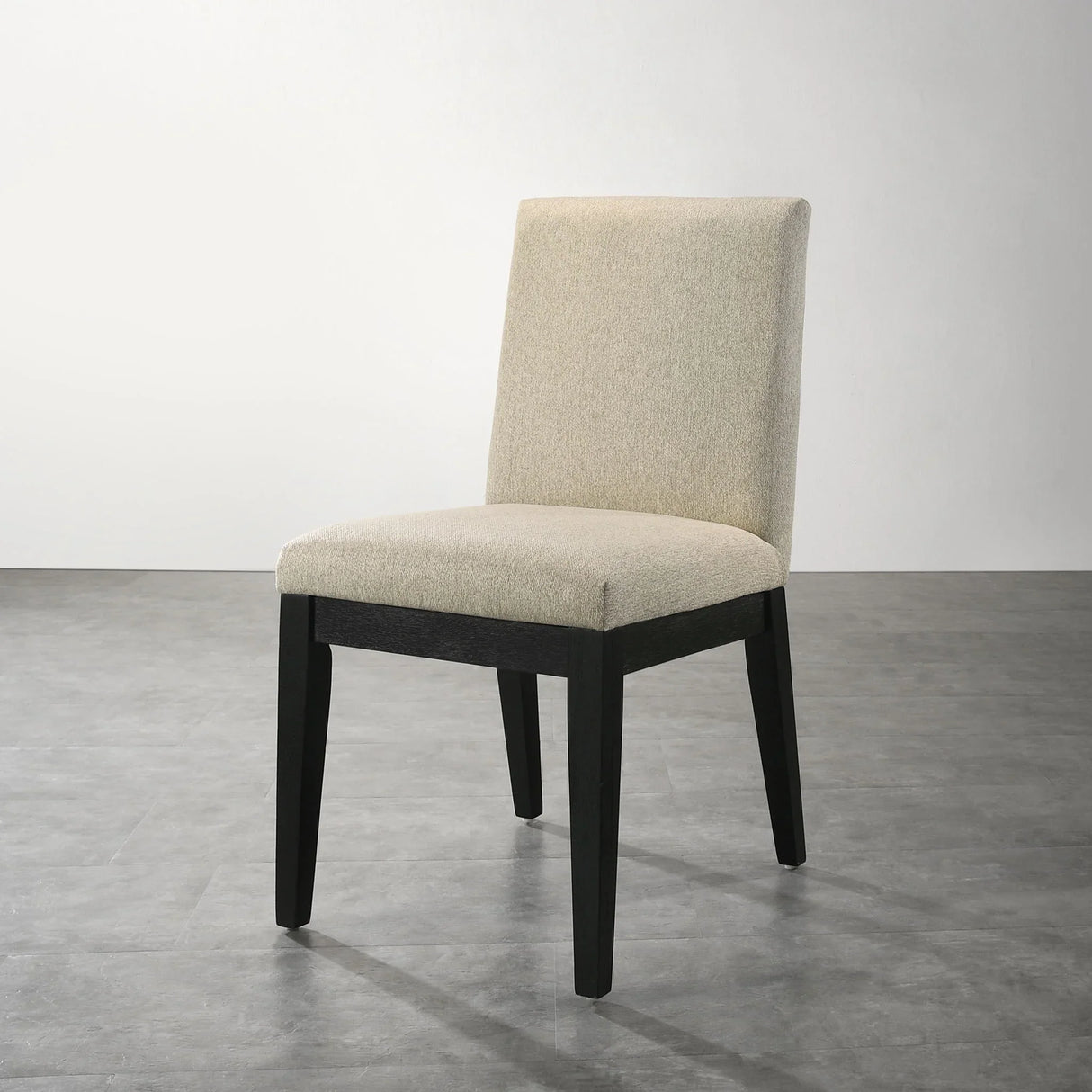 Roundhill Furniture - Rocco Contemporary Solid Wood Dining Chairs (Set of 2) - Beige - Furniture Home Direct