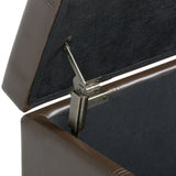 Dover - Upholstered Storage Ottoman Bench - Furniture Home Direct