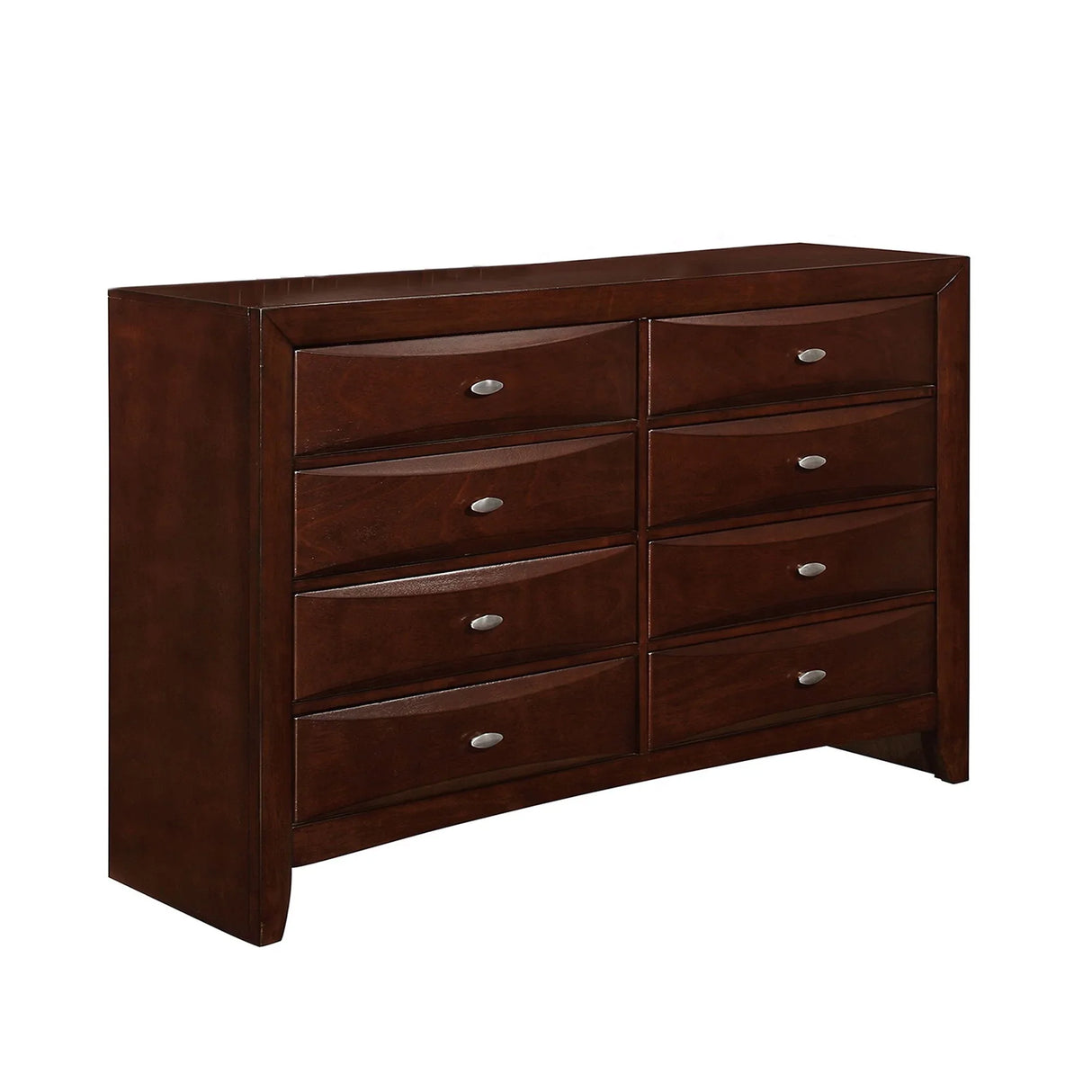 Lucille - 5 Piece Bedroom Set With Storage Drawers And Bookcase Headboard - Furniture Home Direct