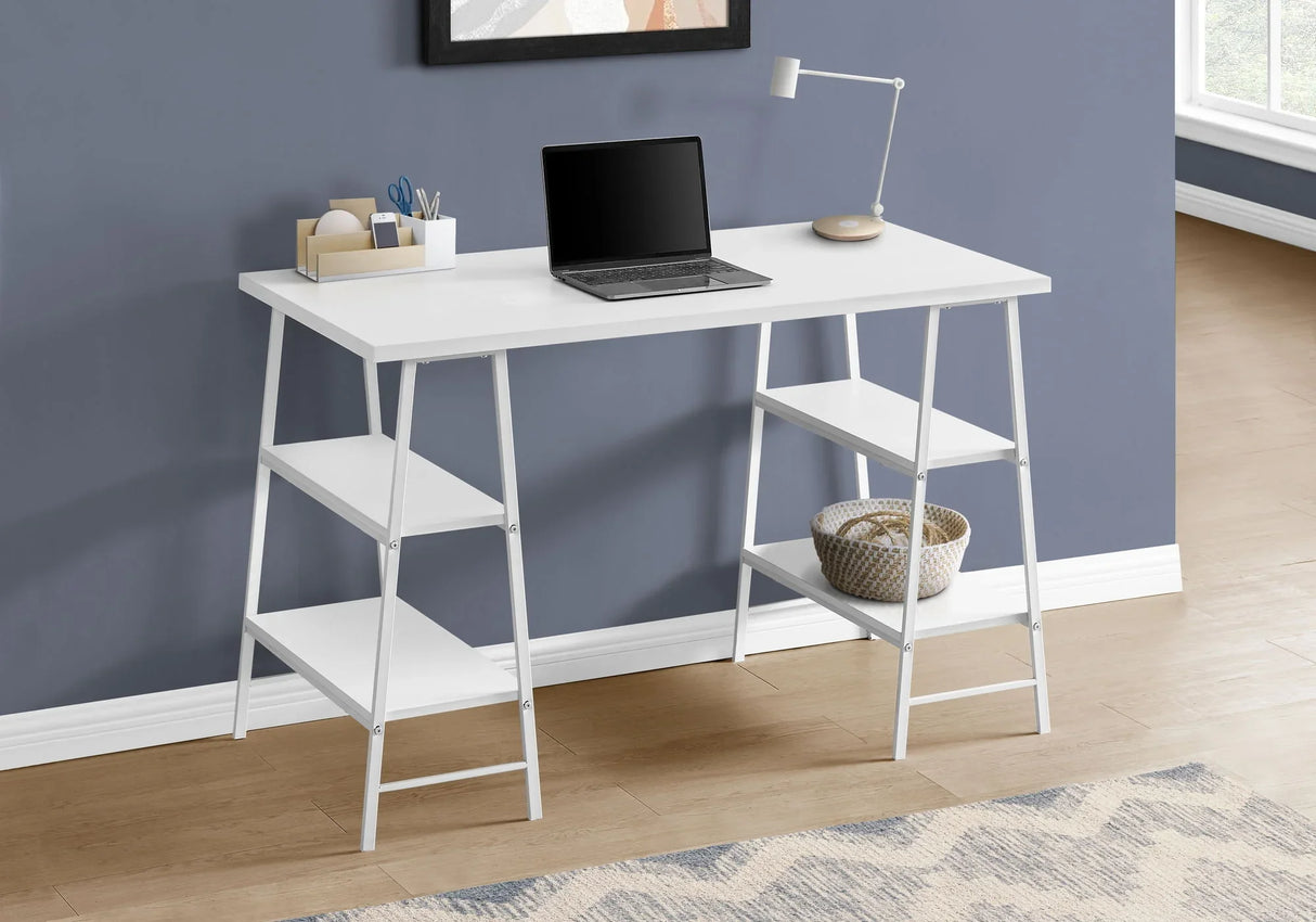 Computer Desk For Home Office, Laptop, Storage Shelves, Contemporary & Modern - Furniture Home Direct