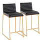 Mason Mara - Contemporary Design Fixed Height Counter Stool (Set of 2) - Furniture Home Direct