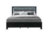 Queen Bed Set With Dresser Mirror Chest Nightstand Black - Furniture Home Direct