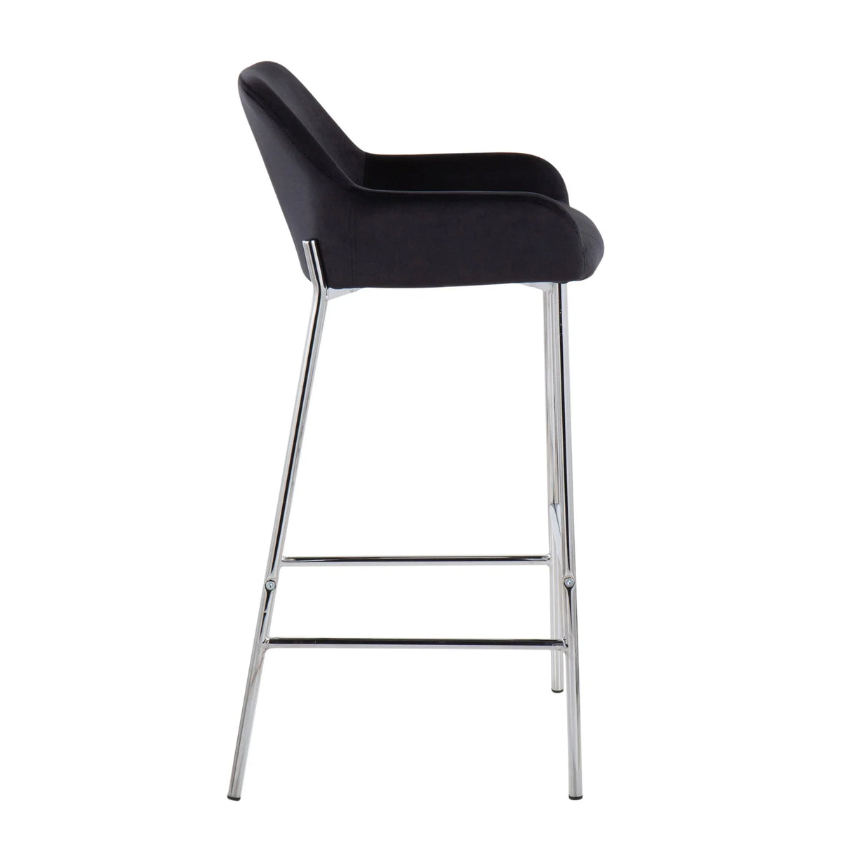 Daniella - Contemporary Fixed Height Bar Stool (Set of 2) - Furniture Home Direct
