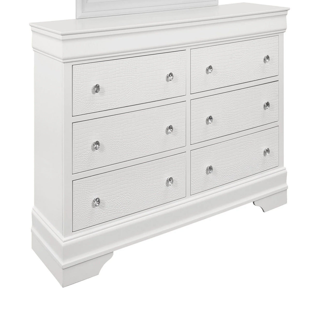 Shaker - Crocodile Metallic Dresser - Furniture Home Direct