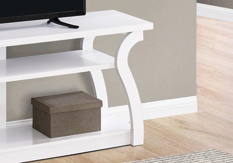 TV Stand, Console, Media Entertainment Center, Storage Shelves - Furniture Home Direct