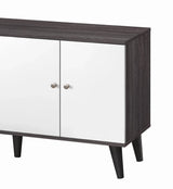 Amidon - TV Stand, With 2 Storage Shelves And 1 Cabinet - Furniture Home Direct