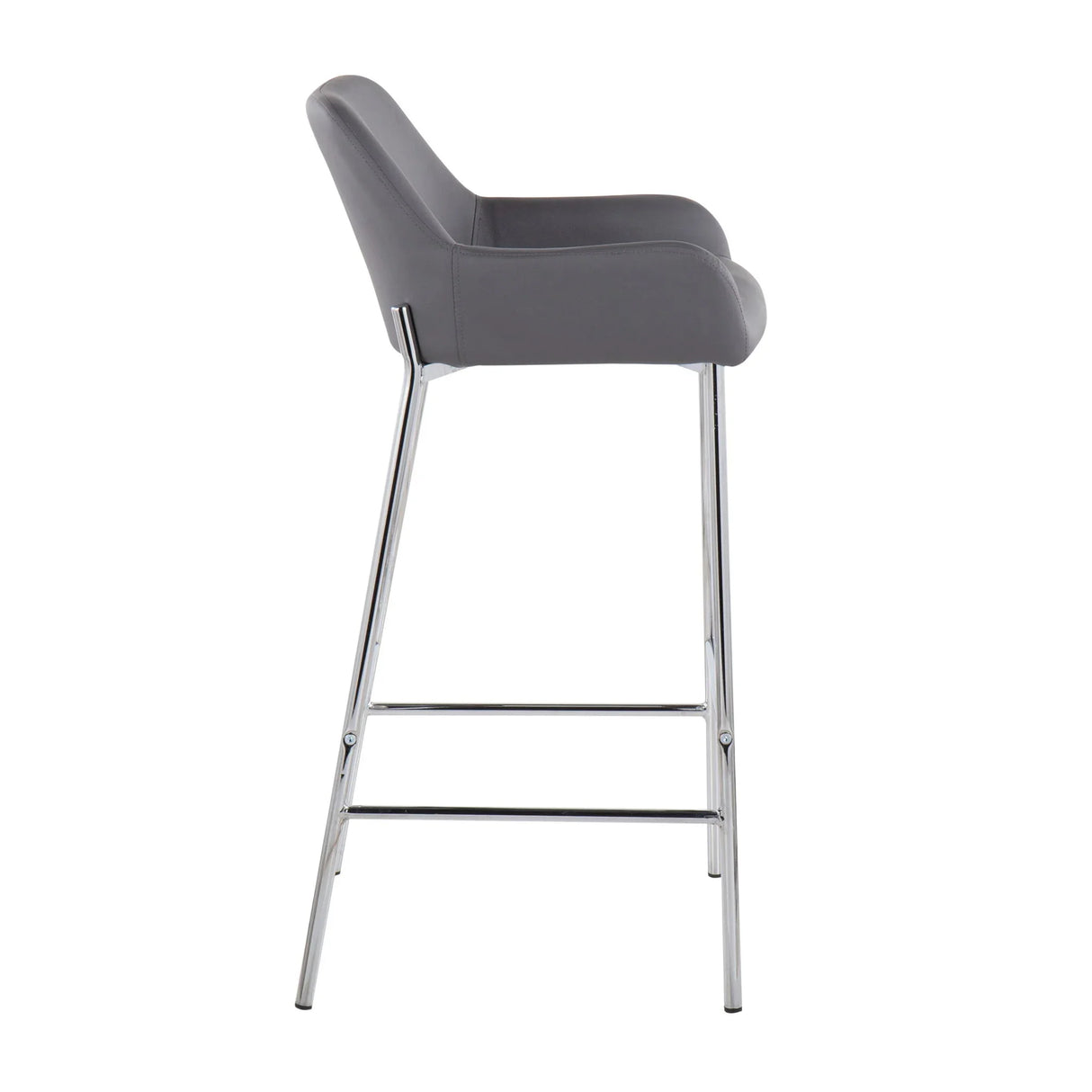 Daniella - Contemporary Fixed Height Barstool (Set of 2) - Furniture Home Direct