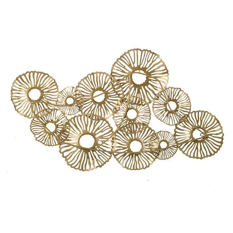 Iron Wall Art - Gold - Furniture Home Direct