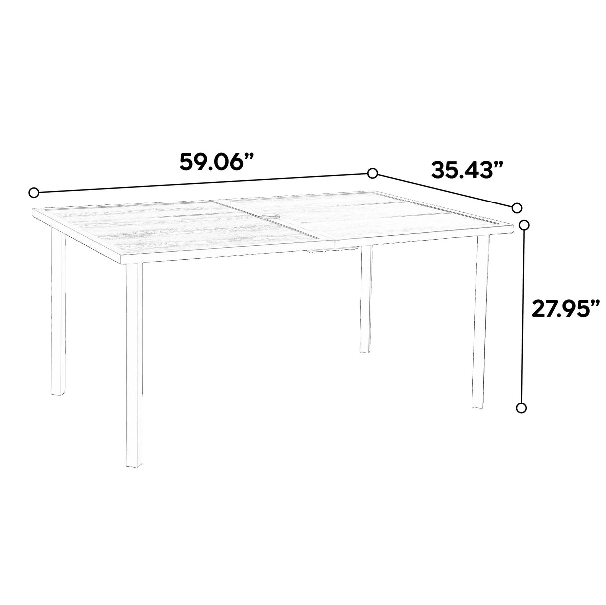 7 Piece Patio Dining Set - Furniture Home Direct