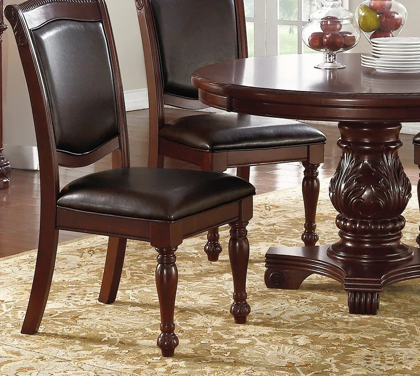 9 Pc Majestic Dining Room Set With Leaf, 2 Arm Chairs And 6 Side Chairs - Furniture Home Direct