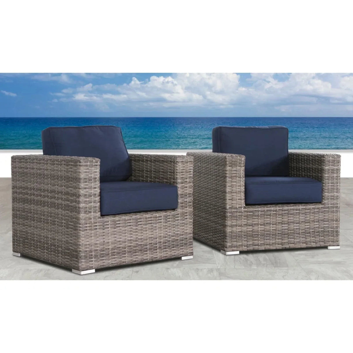 Patio Chair With Cushions Stylish Design - Furniture Home Direct
