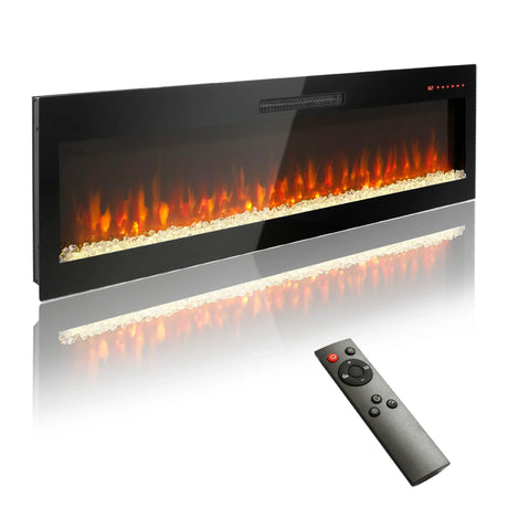 Electric Fireplace, Recessed And Wall Mounted Fireplace - Furniture Home Direct