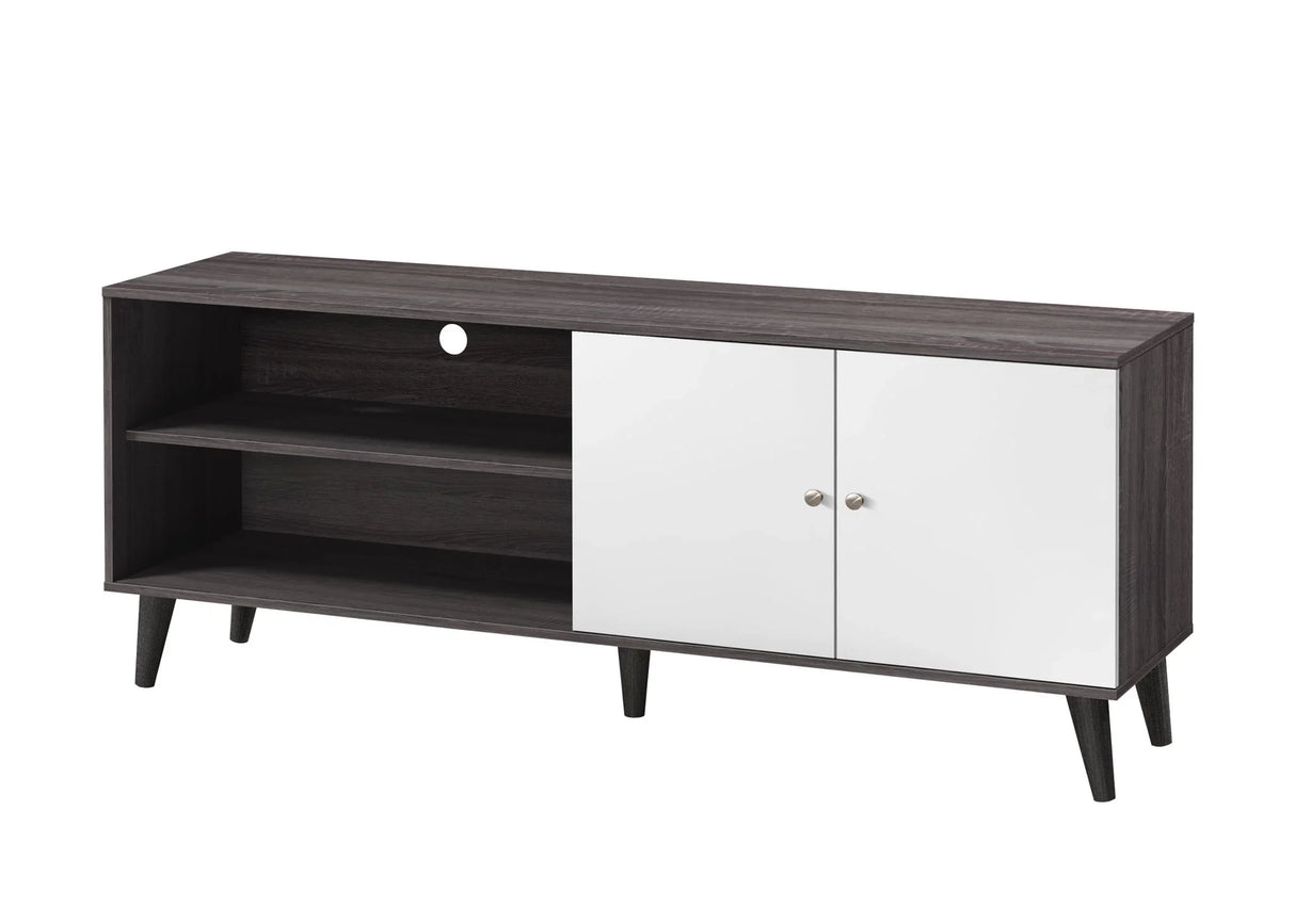 Amidon - TV Stand, With 2 Storage Shelves And 1 Cabinet - Furniture Home Direct