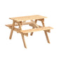 Durable Solid Wood Children's Dining Table And Chairs Set, Multi-Functional - Furniture Home Direct