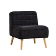 Upholstered Armless Accent Chair - Furniture Home Direct