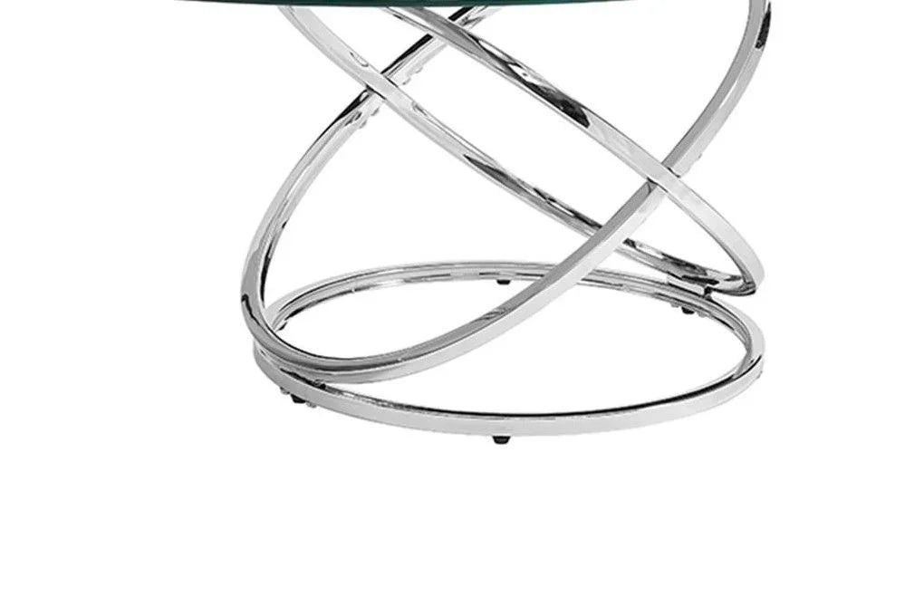 Modern Contemporary Cocktail Table Set - Chrome - Furniture Home Direct
