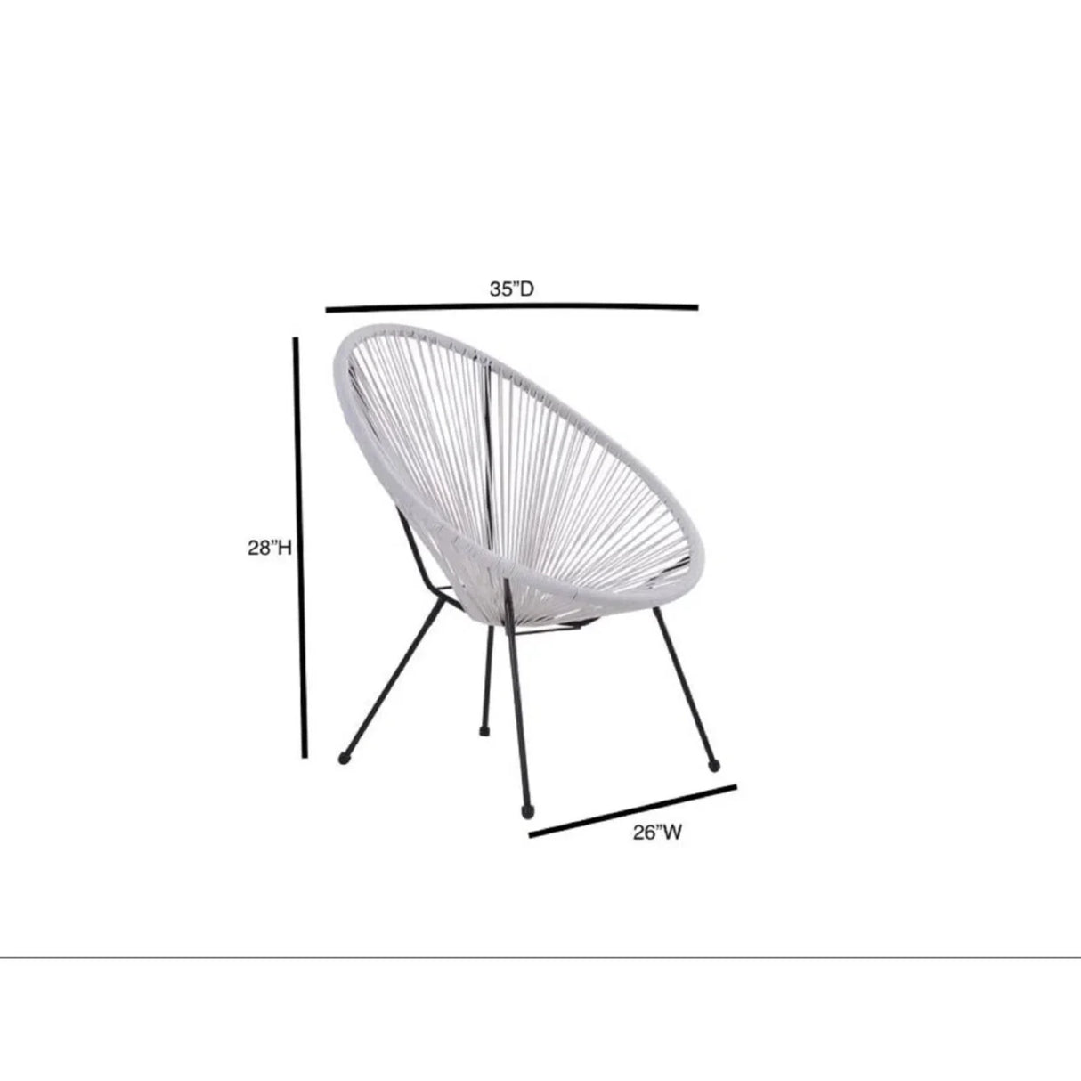 Outdoor Conversation Set With Ergonomic Lounge Chairs And Tempered Glass Table