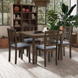 Mid Century Modern Square 5 Piece Dining Set - Furniture Home Direct