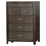 6 Drawer Dresser - Antique Brown - Furniture Home Direct