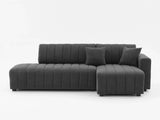 Jessica - Lamb Wool Sectional Sofa With Chaise - Furniture Home Direct