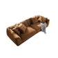 Nordic Modern Sofa With Removable Pillowcase, High Density Sponge Filling, 4 Throw Pillows - Furniture Home Direct