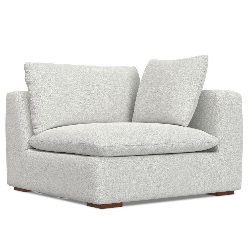 Jasmine Sofa and Ottoman - Off White - Furniture Home Direct