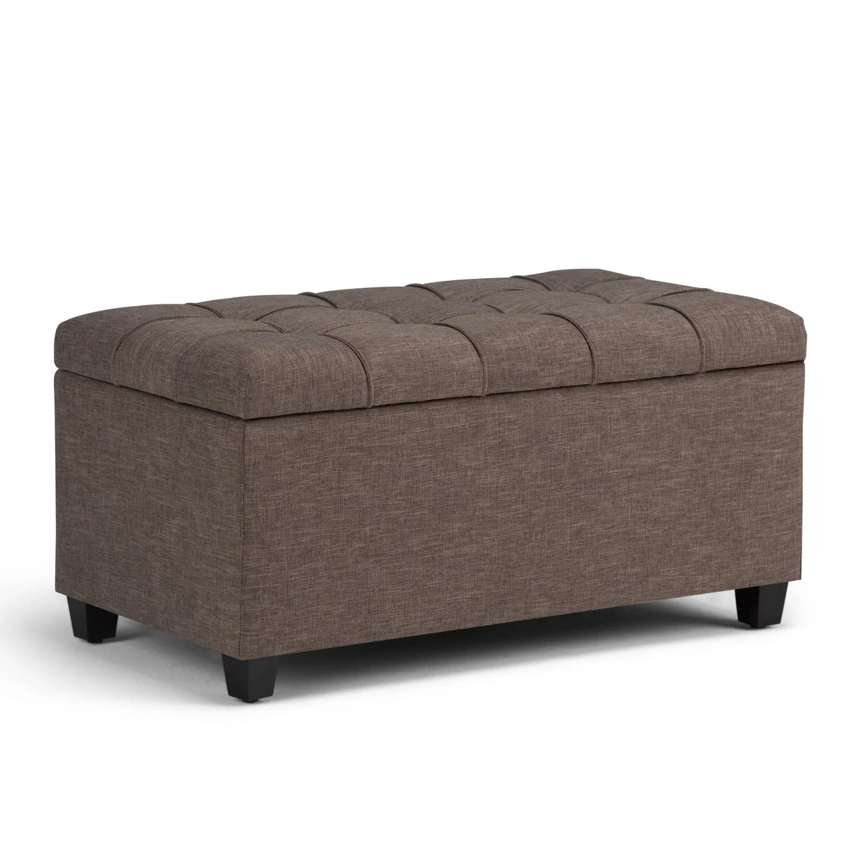 Sienna - Upholstered Storage Ottoman Bench - Furniture Home Direct
